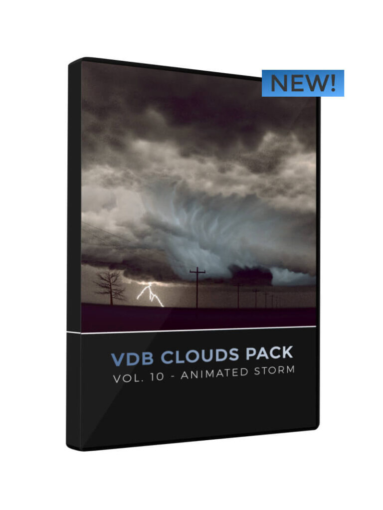 VDB Storm Clouds Volumes 3D Animation