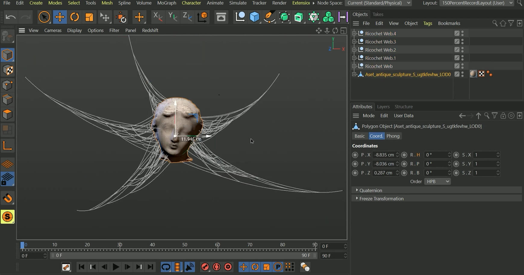 Ricochet Splines Plugin Cinema 4D