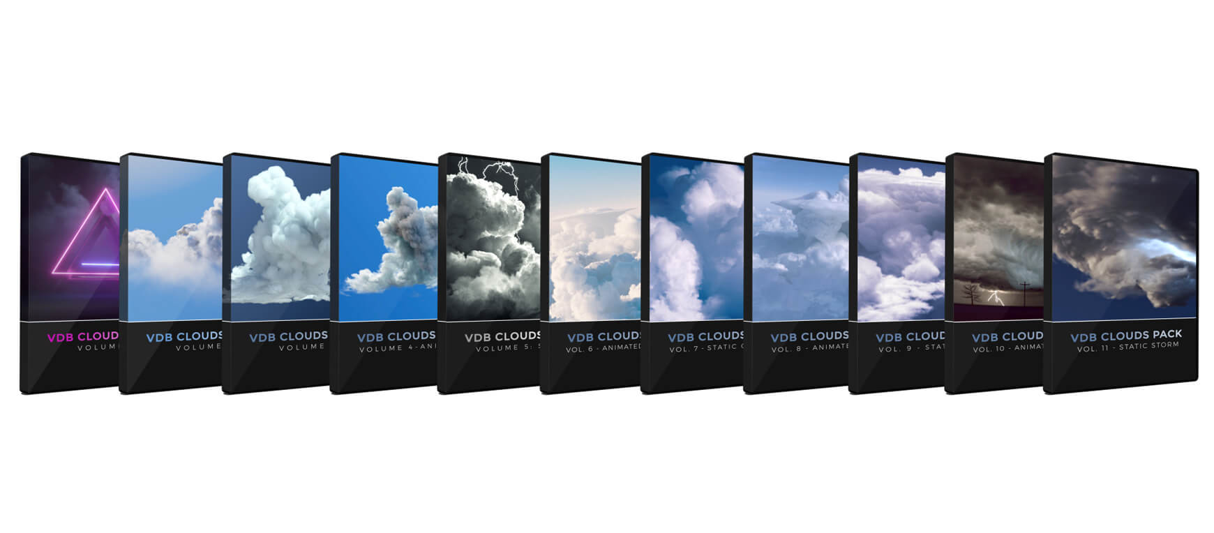 VDB Clouds Volume 3D Animation VFX Bundle Banner