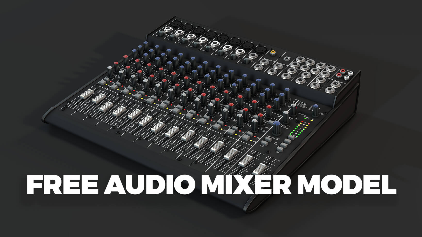 Free 3D Model Audio Mixer