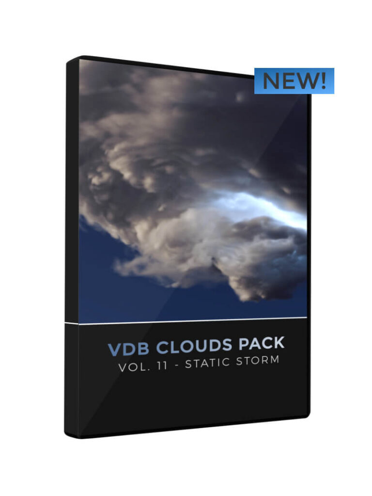 VDB Volumes 3D VFX Asset Storm Cloud