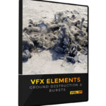 VFX Ground Destruction Bursts 3D Assets