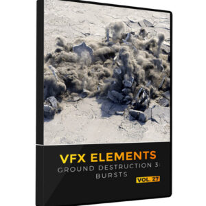 VFX Ground Destruction Bursts 3D Assets