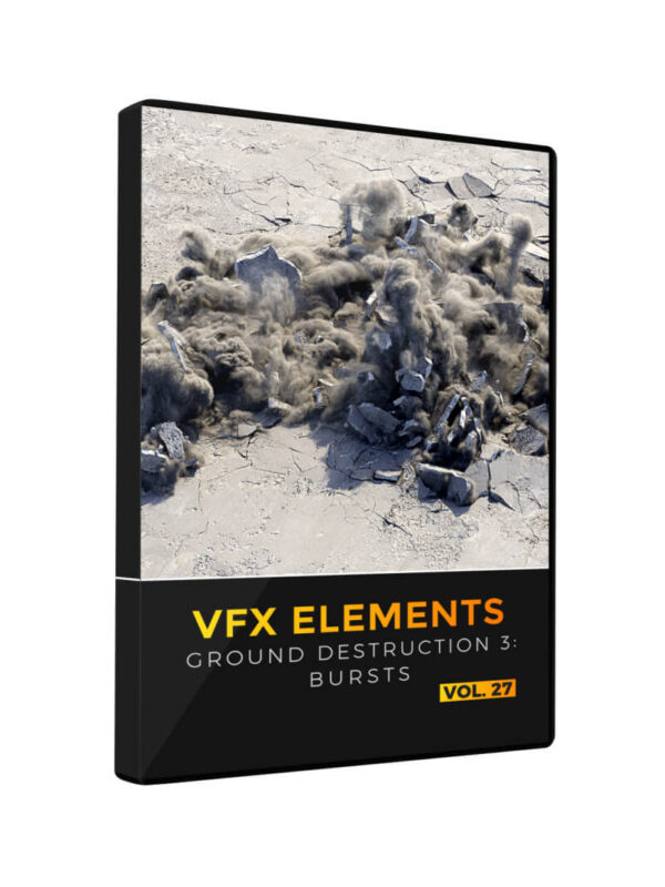 VFX Ground Destruction Bursts 3D Assets