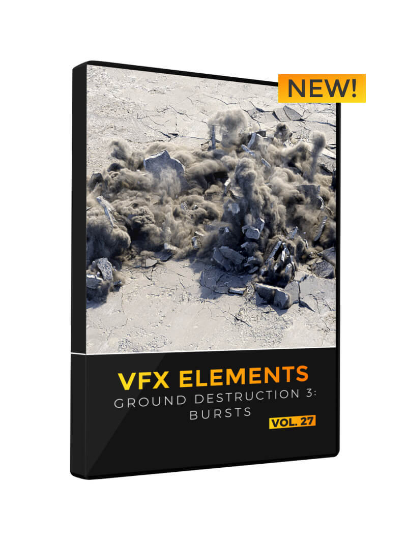 VFX Ground Destruction Bursts 3D Assets