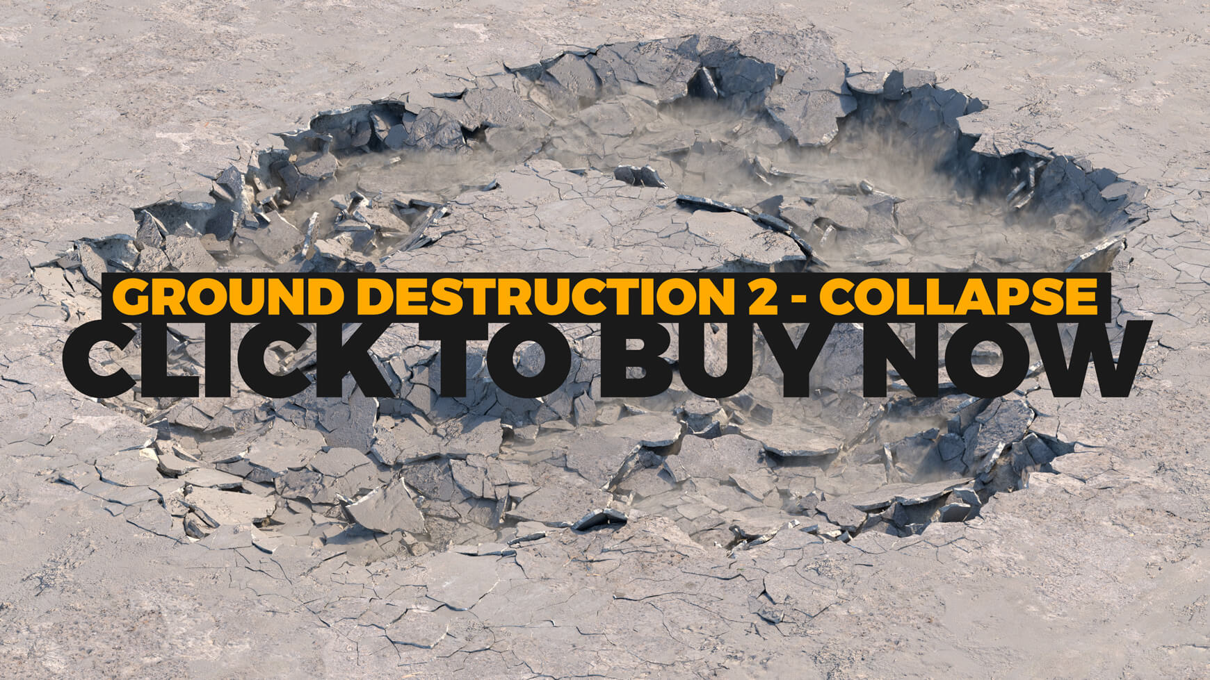 VFX 3D Animated Elements Ground Destruction Collapse