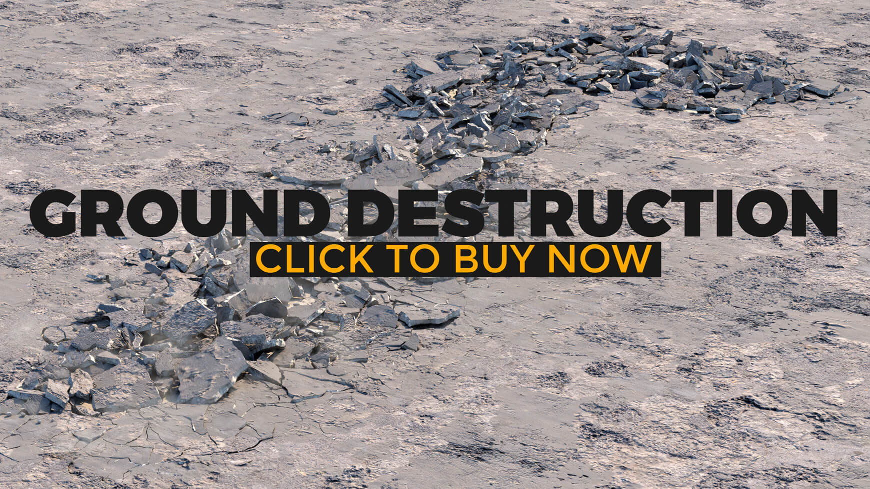 VFX 3D Animated Elements Ground Destruction