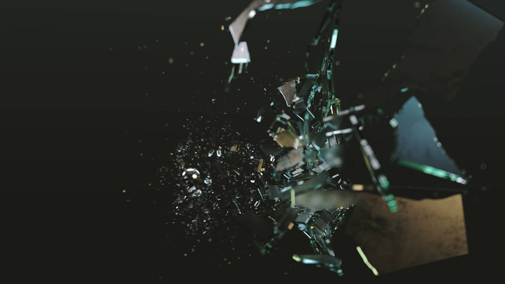 VFX Elements Glass Explosion 3D Animated