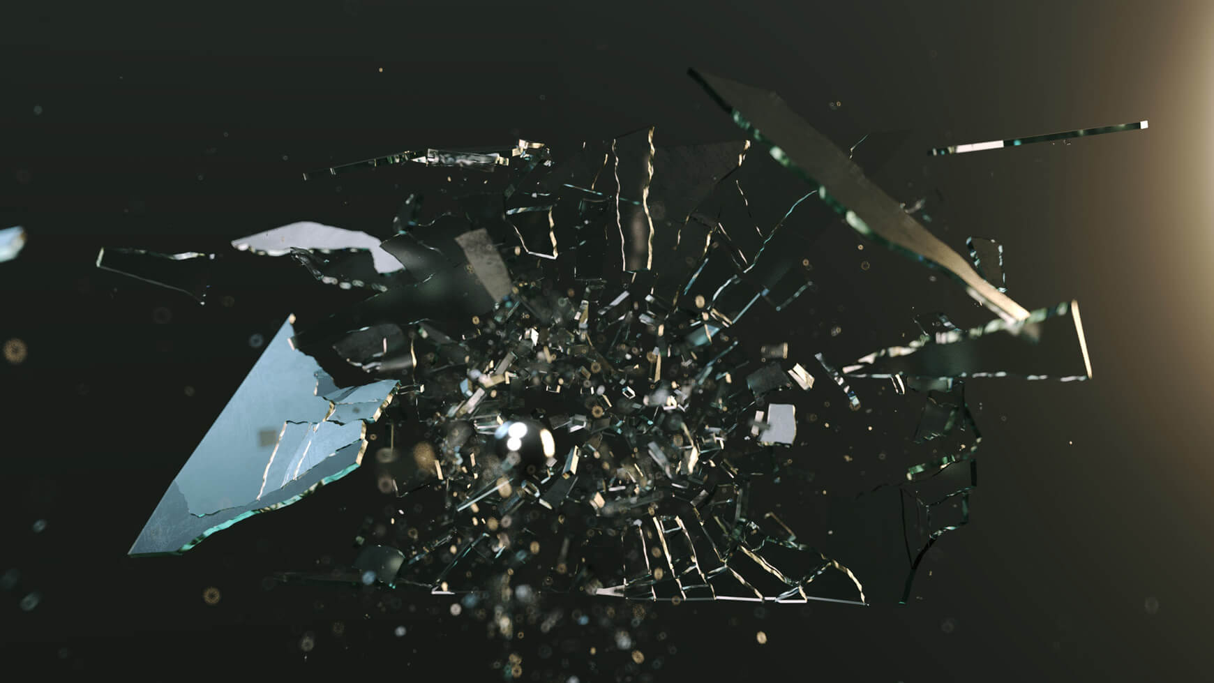 VFX Elements Glass Explosion 3D Animated