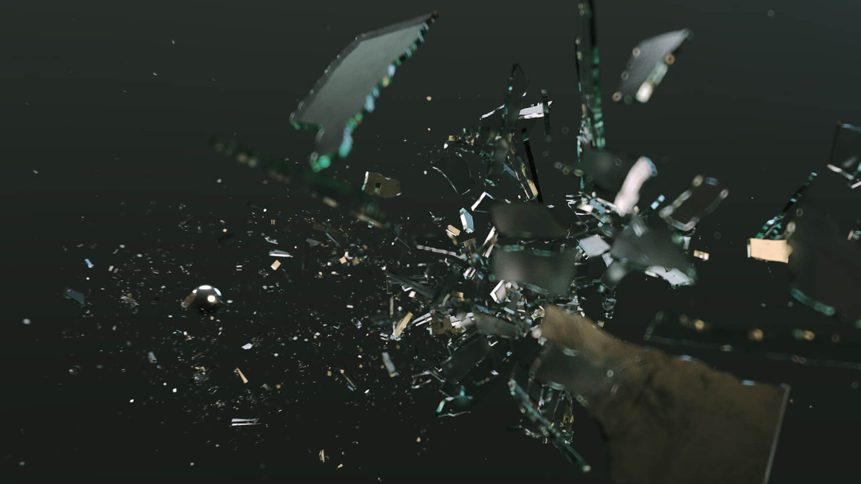 VFX Elements Glass Explosion 3D Animated