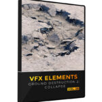 VFX 3D Animated Elements Ground Destruction Collapse