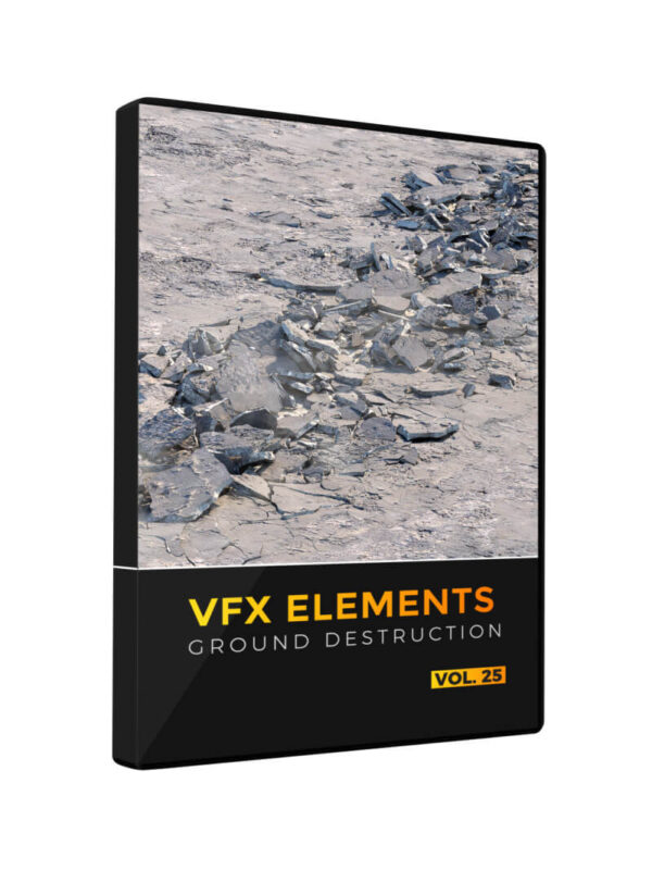 VFX Elements Ground Destruction 3D Animated Asset