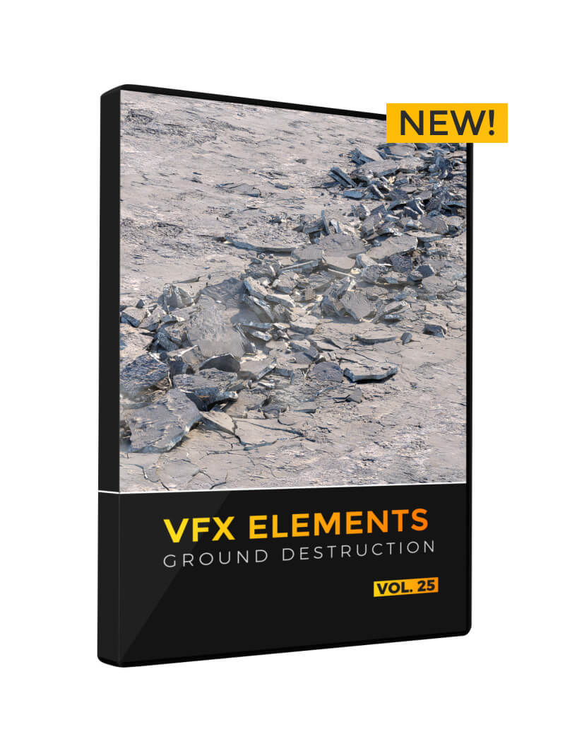 VFX Elements Ground Destruction 3D Animated Asset