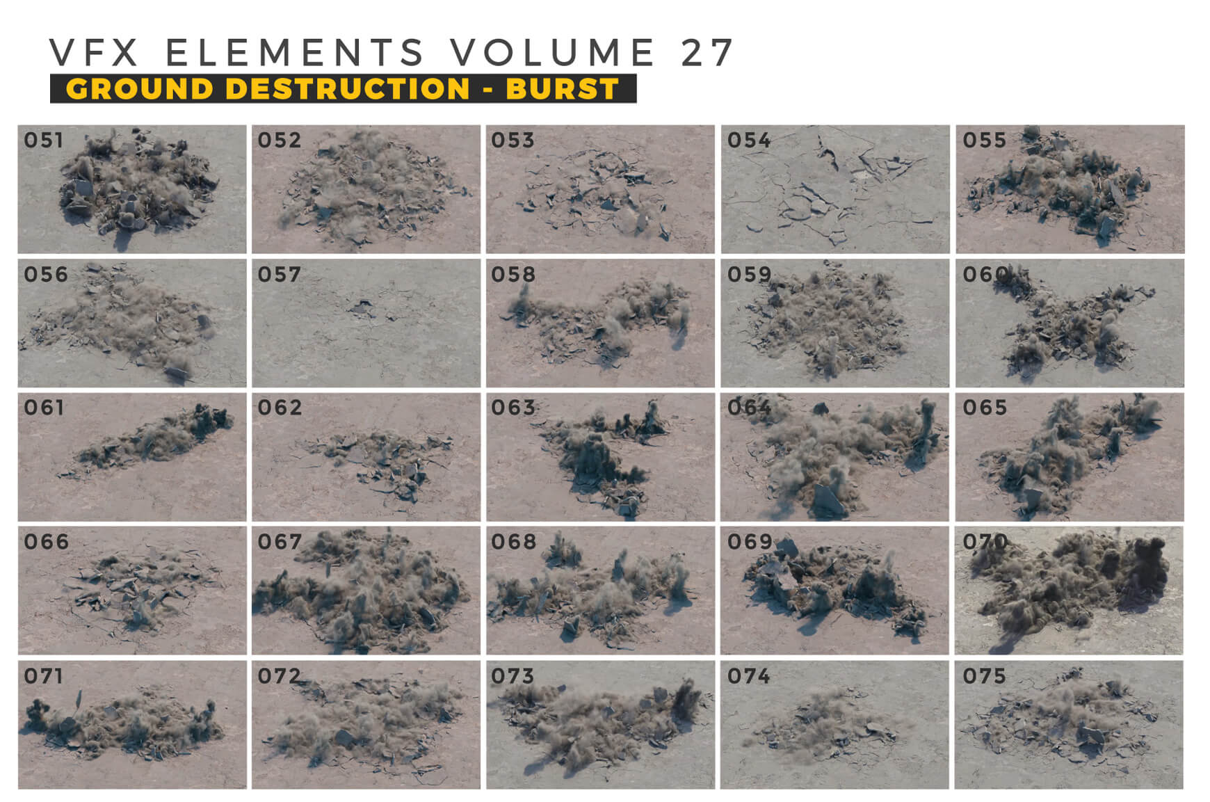 VFX Ground Destruction Bursts Quick Guide