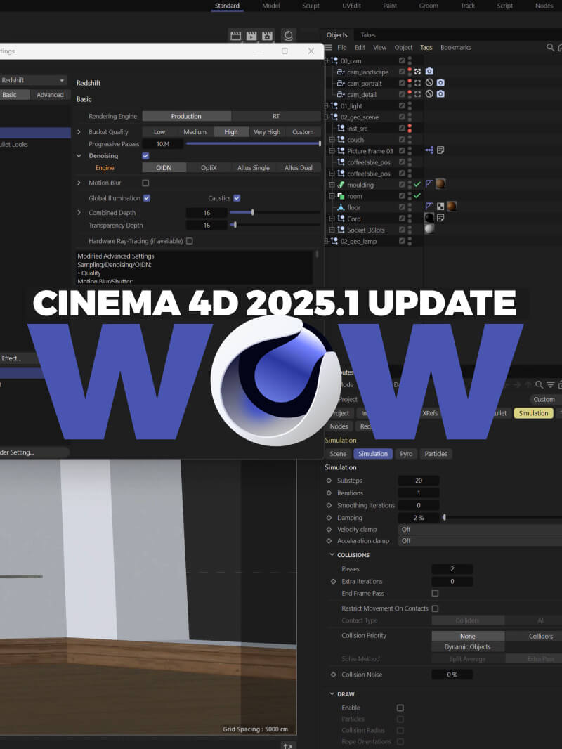 Cinema 4D 2025 Update Tutorial