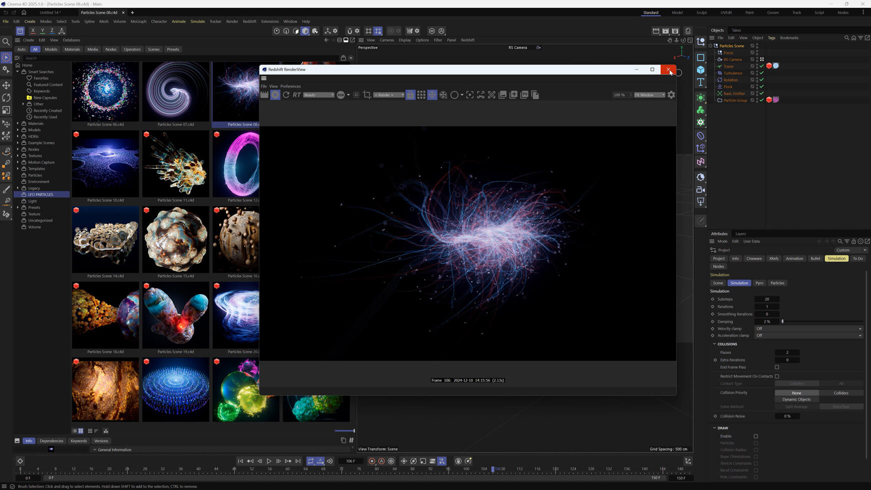 Cinema 4D Particle Pack C4D Redshift Procedural