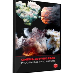 Cinema 4D C4D Pyro VFX 3D Design Asset