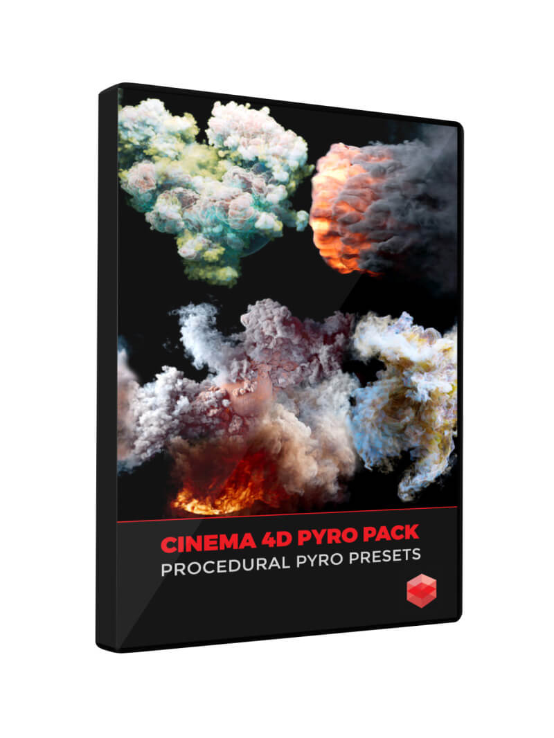 Cinema 4D C4D Pyro VFX 3D Design Asset