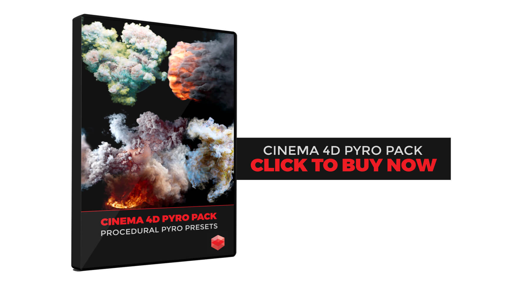 Cinema 4D C4D Pyro VFX 3D Design Asset