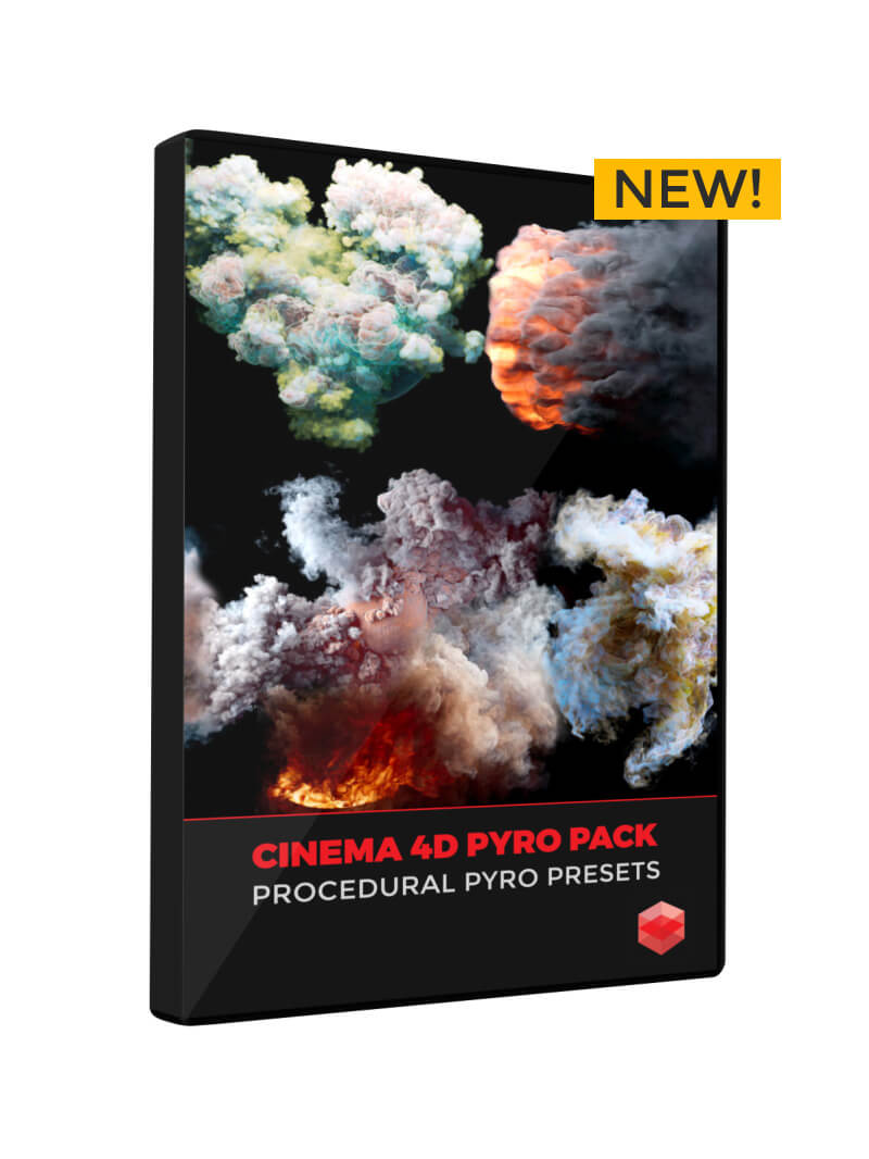 Cinema 4D C4D Pyro VFX 3D Design Asset