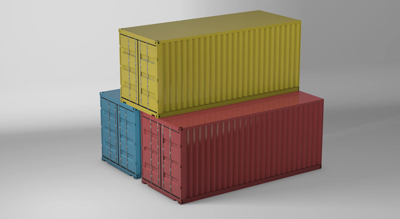 Free 3D Model Cargo Shipping Container