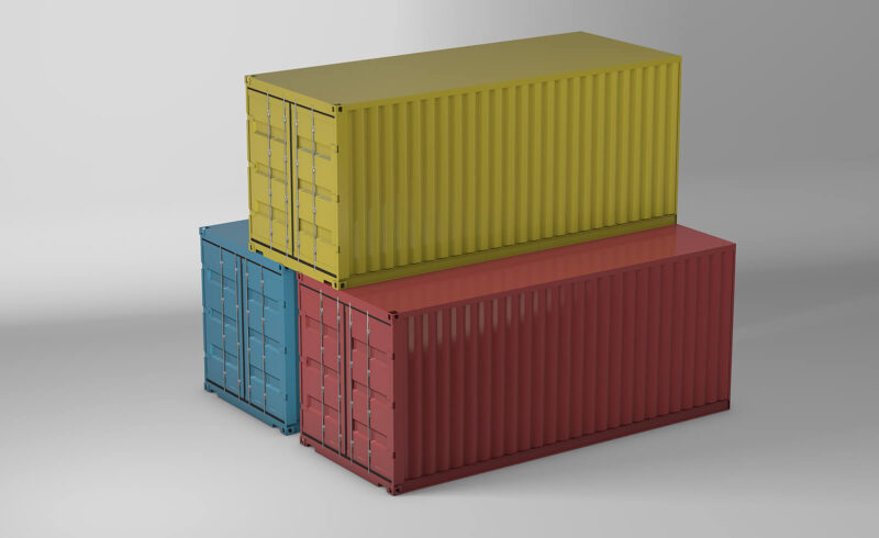 Free 3D Model Cargo Shipping Container