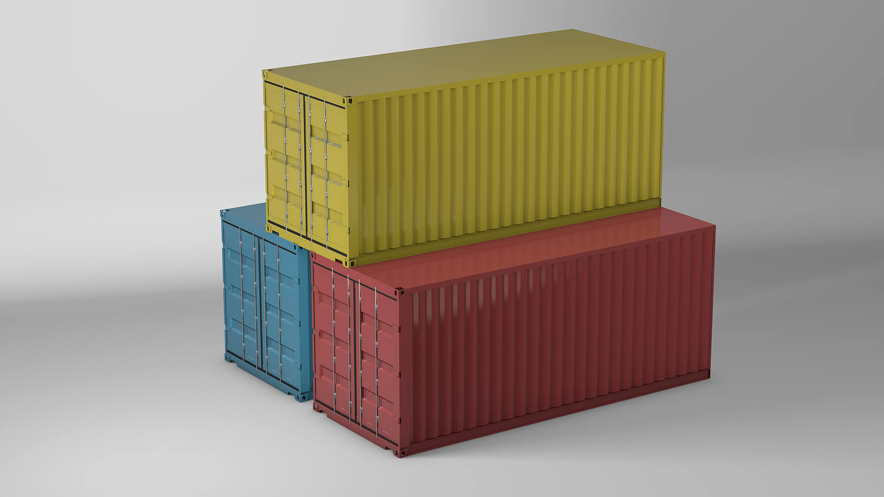 Free 3D Model Cargo Shipping Container