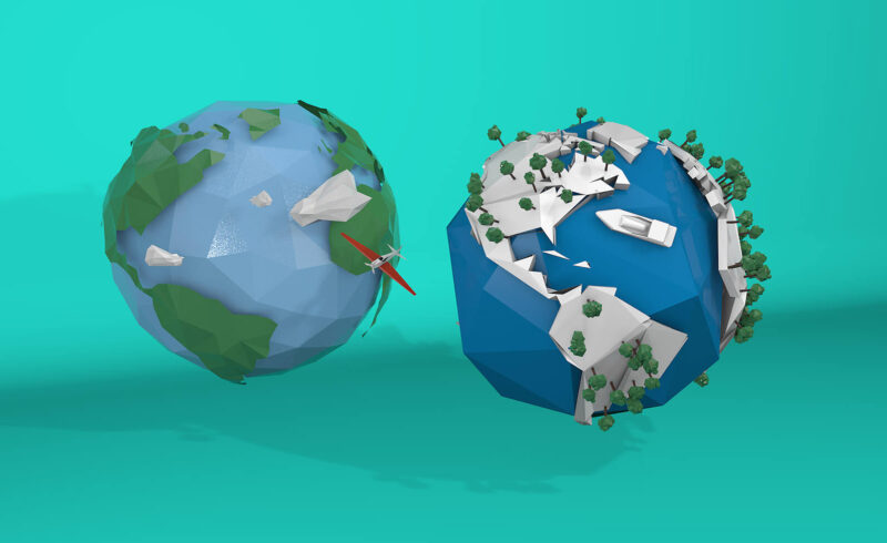 Free 3D Model Low Poly Earth Globe