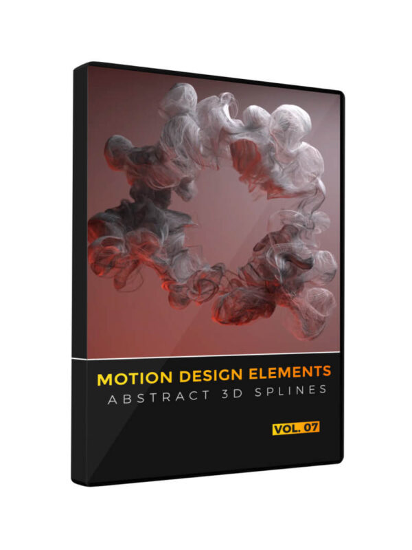 Motion Design Elements Abstract Splines