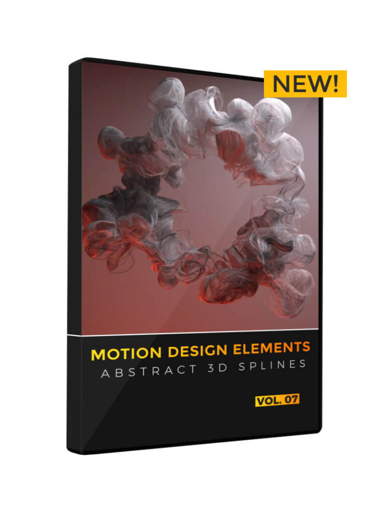 Motion Design Elements Abstract Splines