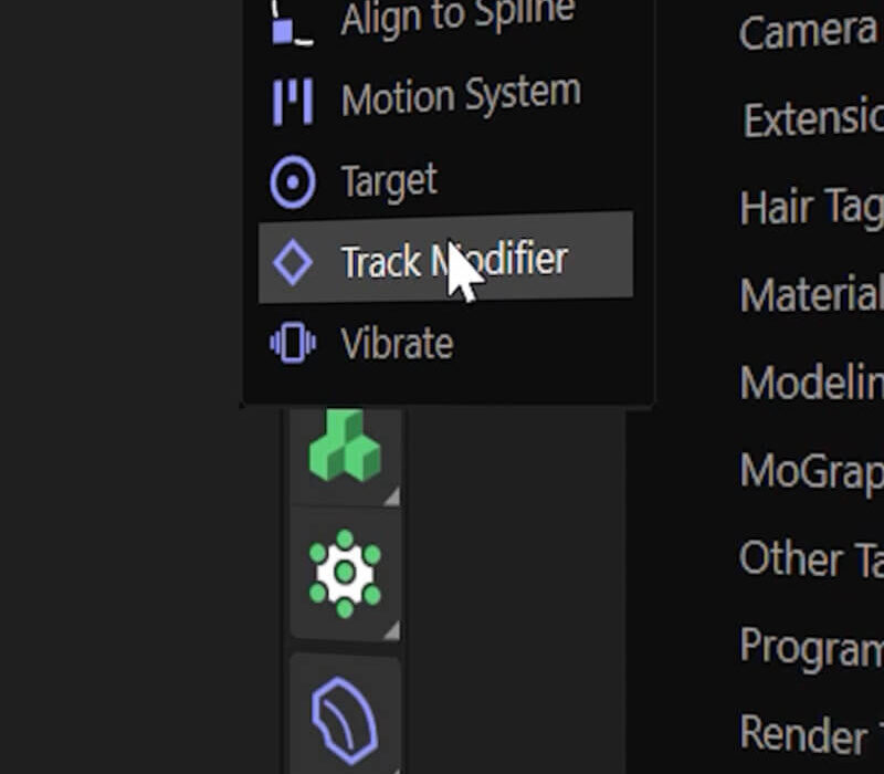 Cinema 4D Tutorial Track Modifier Tag C4D