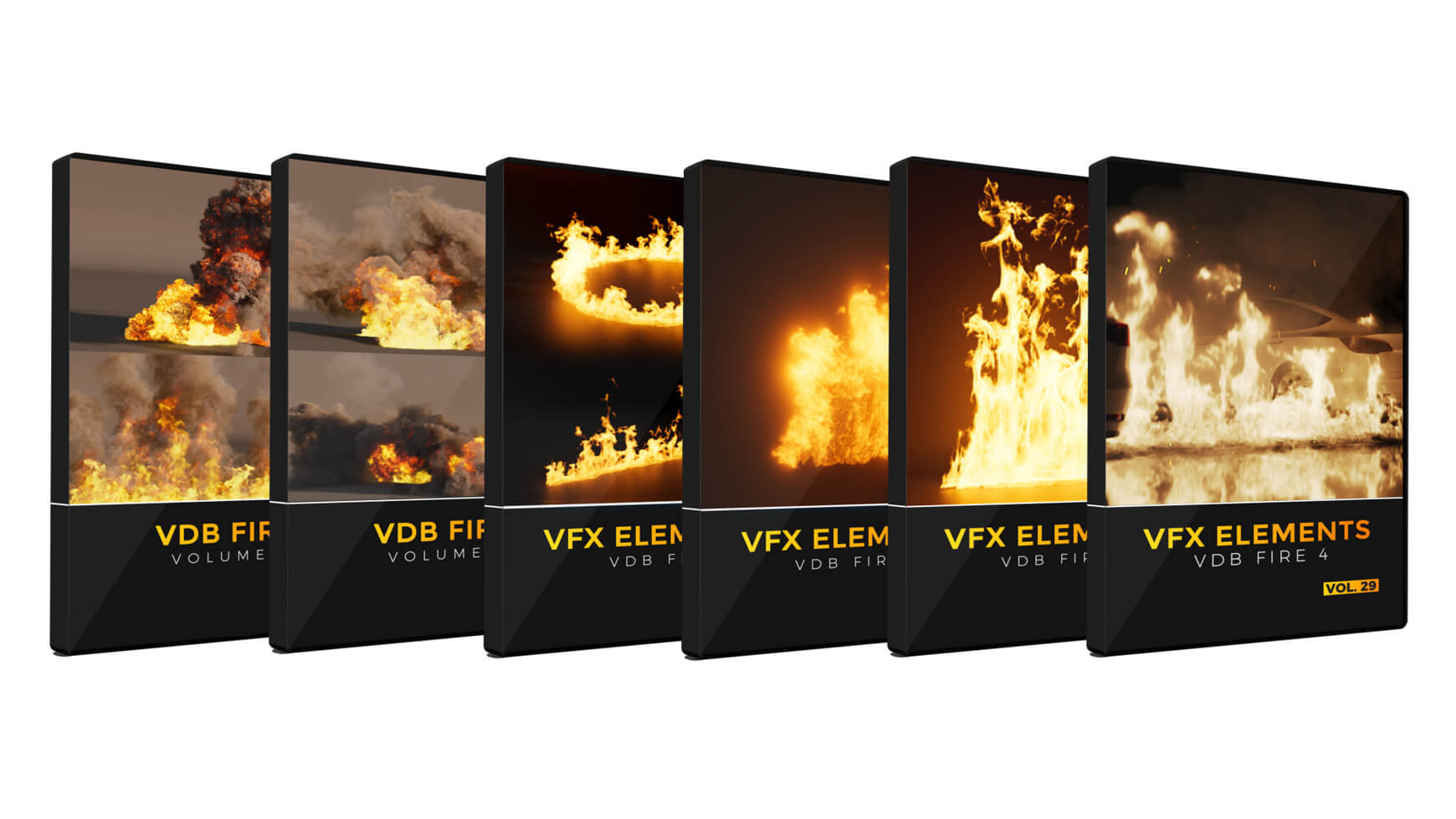 VDB Fire VFX 3D Asset Animated