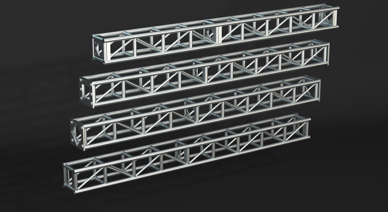 Free 3D Model Industrial Truss Beams Metal