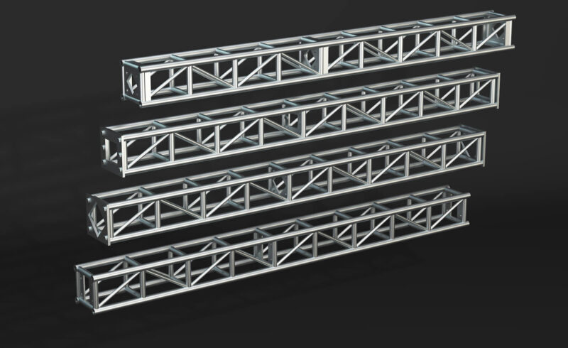 Free 3D Model Industrial Truss Beams Metal