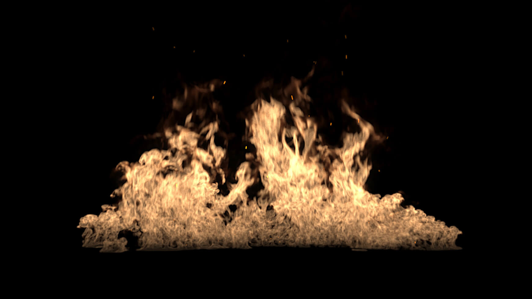 VDB Fire VFX 3D Asset Animated