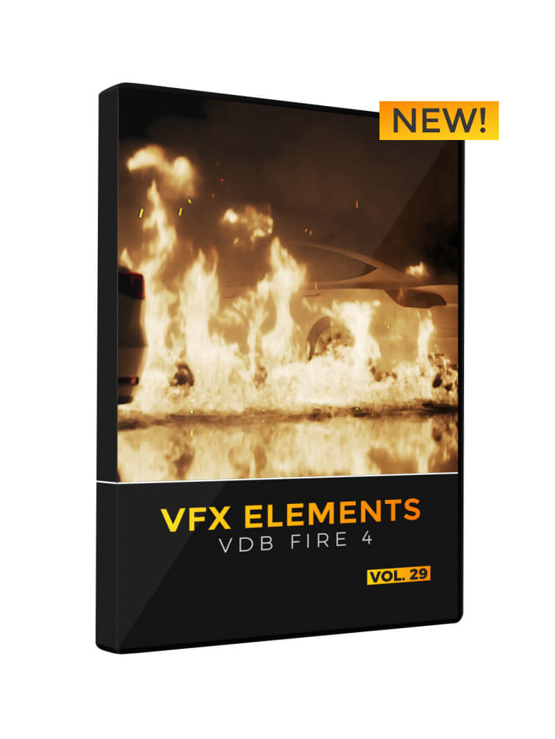 VDB Fire VFX 3D Asset Animated