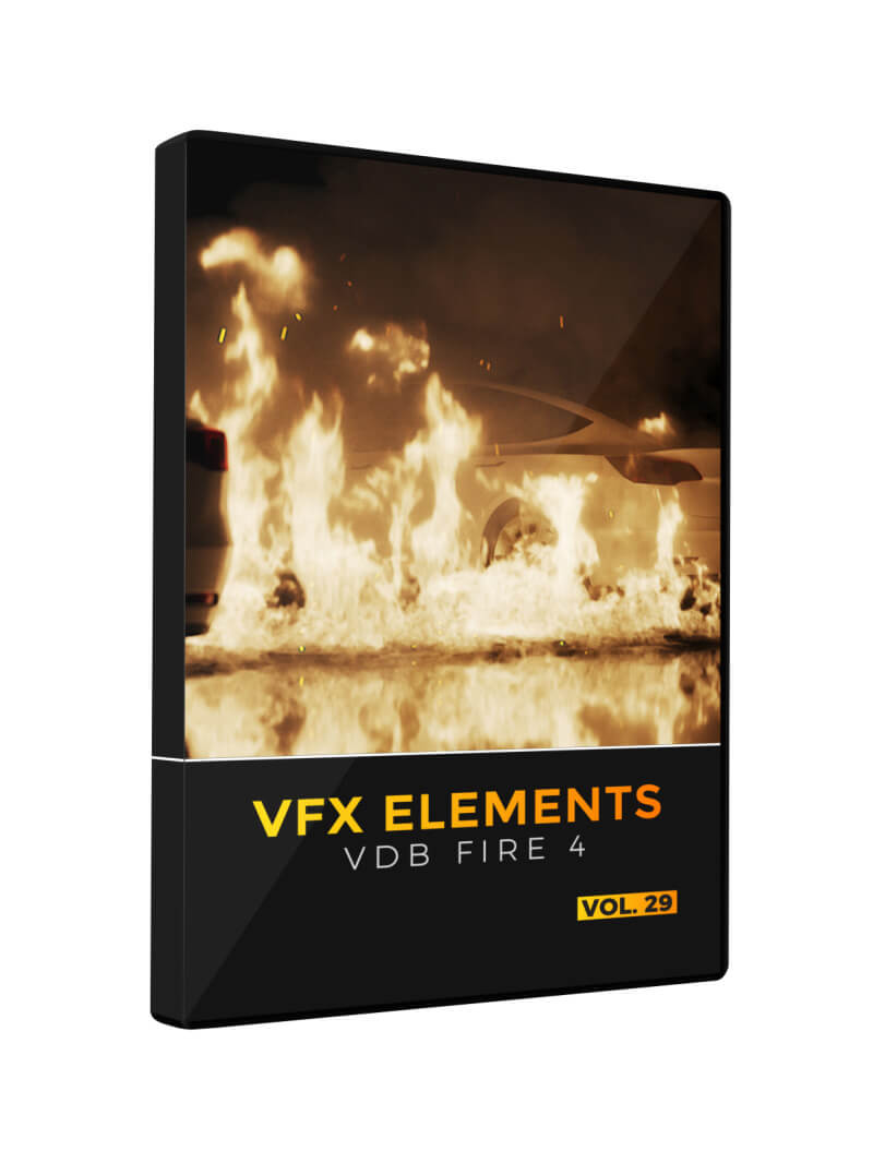 VDB Fire VFX 3D Asset Animated