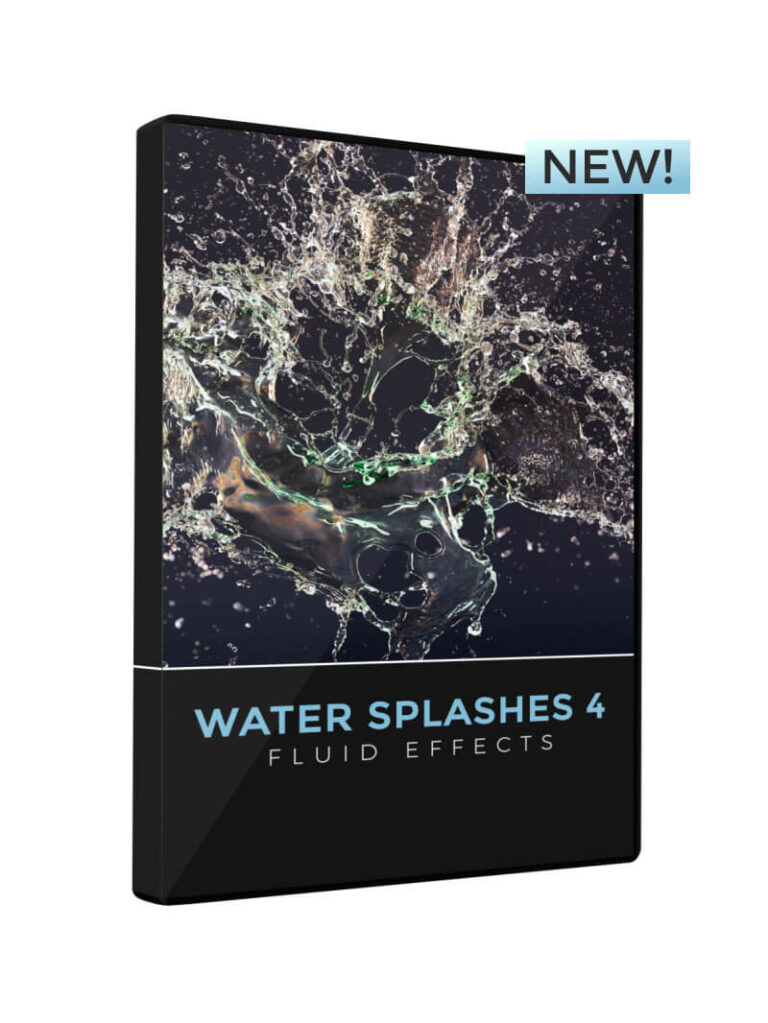 VFX Fluid Splashes 4 3D Animated Assets Liquid