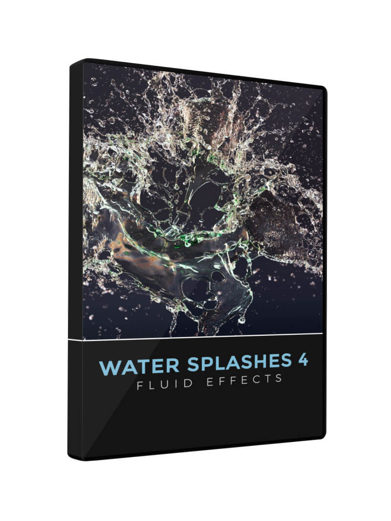 VFX Fluid Splashes 4 3D Animated Assets Liquid