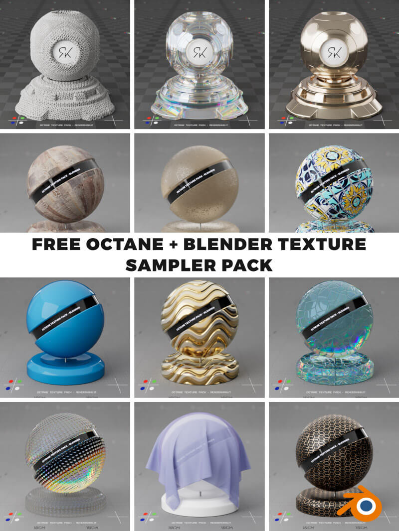 Free Octane Blender Texture Pack