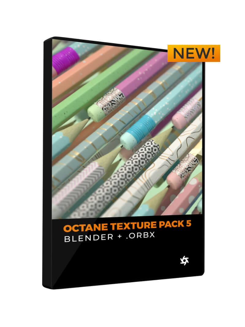 Blender Octane Texture Pack 5 Materials